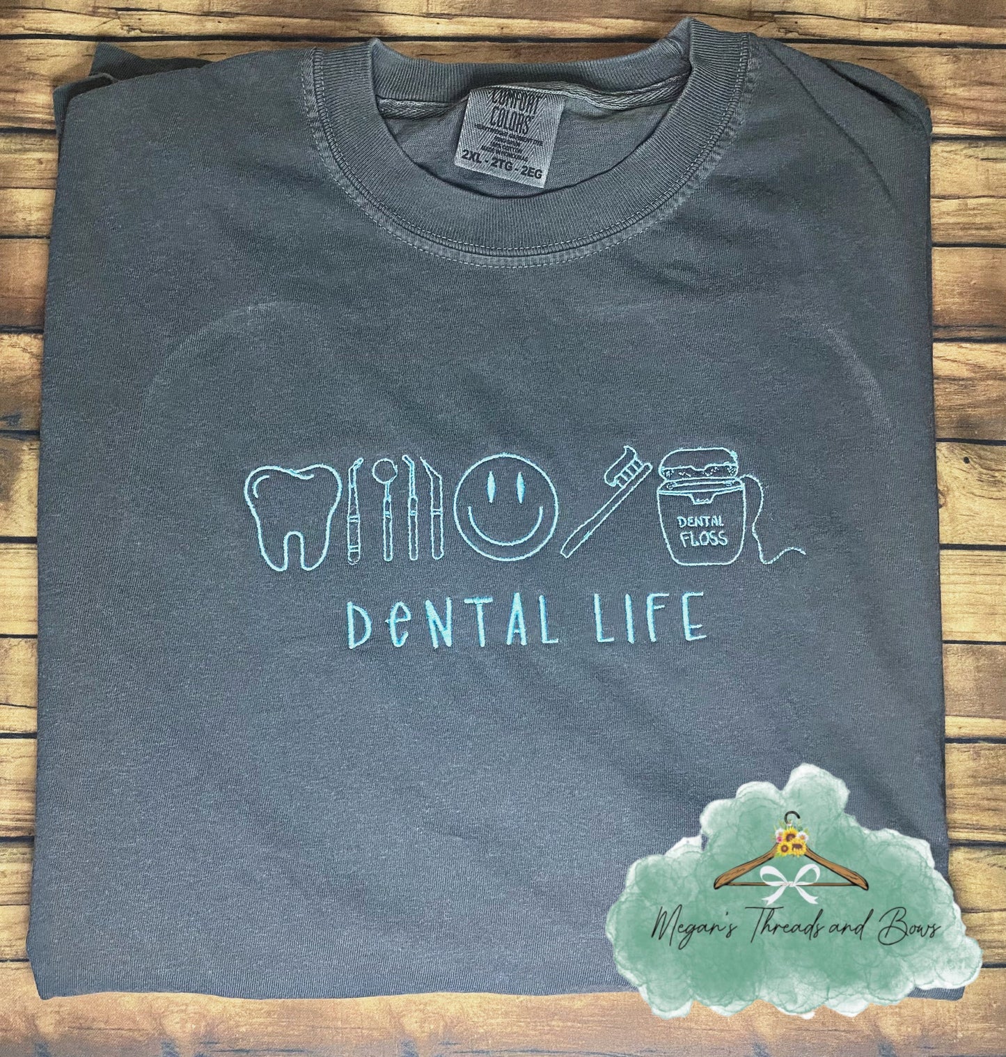 Dental Life embroidered shirt