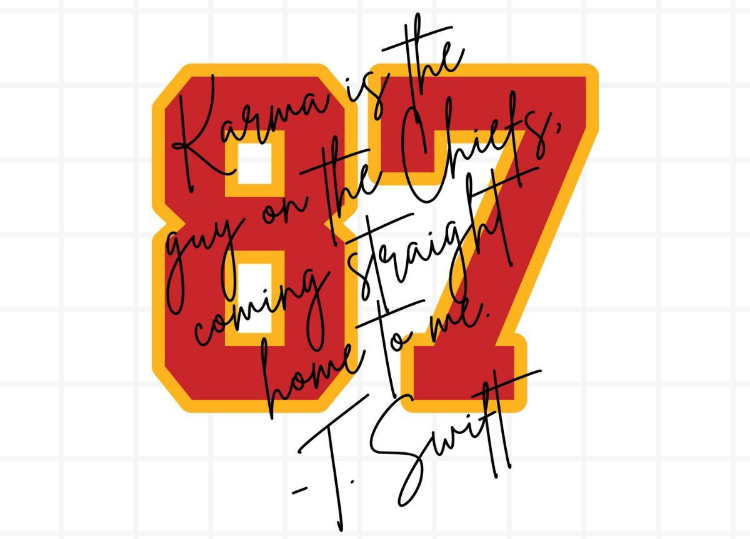 87 Karma is the guy on the Chiefs Shirt