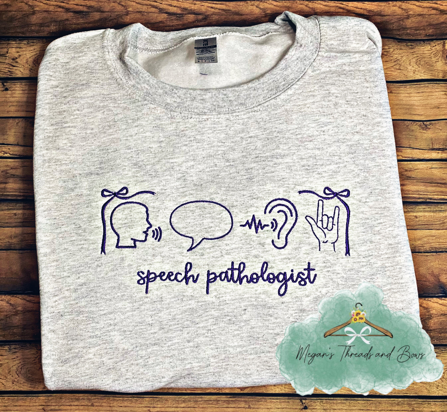 Speech Pathologist embroidered shirt