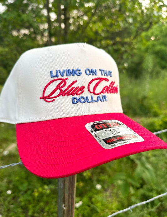Blue Collar embroidered hat