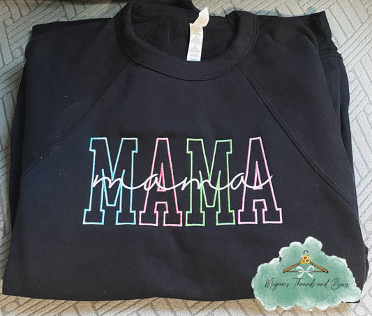 Mama embroidered shirt