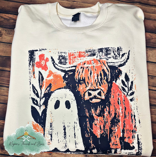 Spooky Cow Tshirt